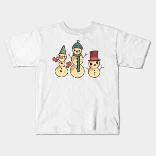 Snowmen Kids T-Shirt